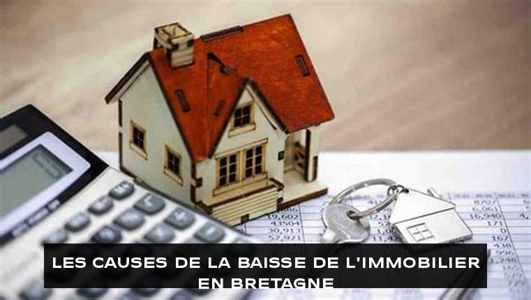 Les causes de la baisse de l'immobilier en Bretagne