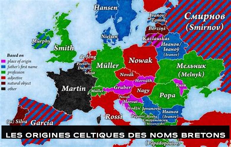 Les origines celtiques des noms bretons
