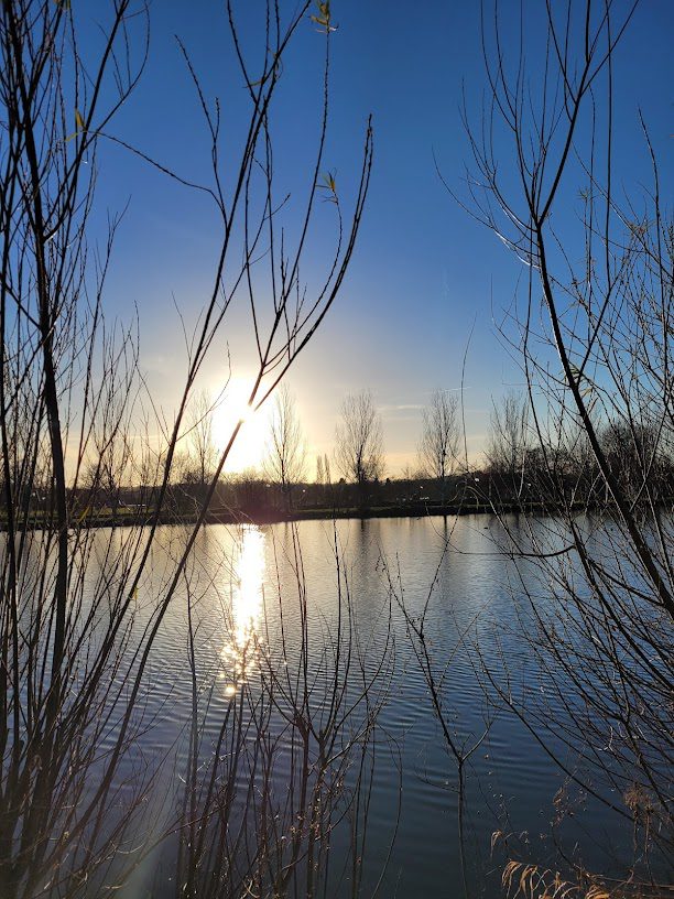 Le plan d'eau du Prieure à Saint-Hilaire-du-Harcouet